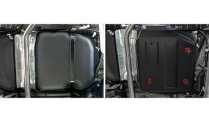 Защита MITSUBISHI ASX (10-),Eclipse Cross (18-21),Outlander (12-) бака топливного сталь АВТОБРОНЯ