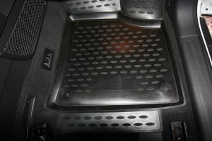 Коврик салона AUDI A-3 3D (07-12) 3D полиуретан черный (4 предм.) ELEMENT
