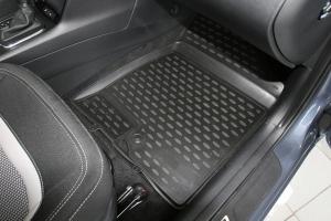 Коврик салона KIA Cee'd (II) (12-18) полиуретан черный (4 предм.) ELEMENT