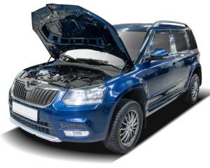 Амортизатор SKODA Yeti I рест.(13-18) капота 2шт. АВТОУПОР