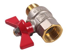 Кран 1/2 шаровой BASE вн-нар бабочка VALTEC