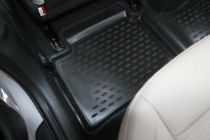 Коврик салона HYUNDAI Elantra (16-) 3D полиуретан черный (4 предм.) ELEMENT