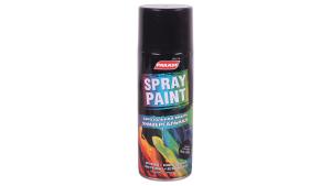 Эмаль черная SPRAY PAINT глянец аэрозоль PARADE