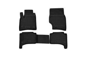 Коврик салона VW Touareg I (02-10) полиуретан черный (4 предм.) ELEMENT