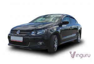 Дефлектор двери VW Polo 2010-2020 /сед, поликарбонат, 4шт. VINGURU