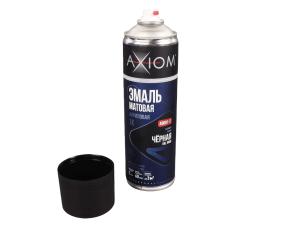 Эмаль черная 1К матовая акриловая AXIOM
