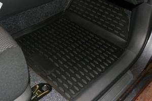 Коврик салона TOYOTA Corolla (07-13) полиуретан черный (4 предм.) ELEMENT