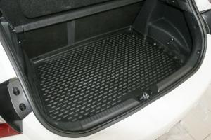 Коврик багажника HYUNDAI i30 (12-) хб., полиуретан черный ELEMENT