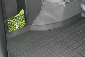 Коврик багажника KIA Sorento (03-) кросс., полиуретан черный ELEMENT