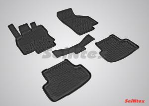 Коврик салона SKODA Octavia A7 (13-) резина высокий борт (5 предм.) SEINTEX