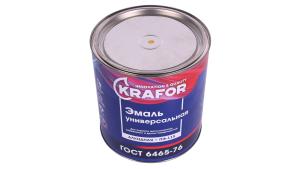 Эмаль желтая 2.7кг KRAFOR
