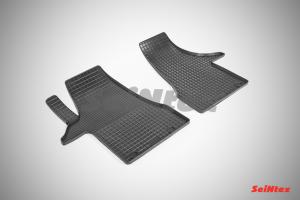 Коврик салона VW T5 (03-15), VW T6 (15-) резина, сетка (2 предм.) SEINTEX