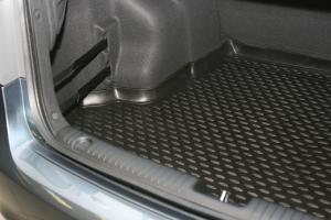 Коврик багажника KIA Rio (11-14) (14-) сед., полиуретан черный ELEMENT