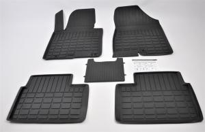 Коврик салона Kia Ceed хэтчбек, универсал II 2012-2018 резина (5 предм.) COMFORT