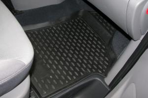 Коврик салона HYUNDAI New H-1 (07-) полиуретан черный (4 предм.) ELEMENT