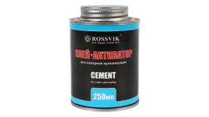 Клей активаторный 340г с кистью ROSSVIK