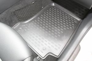 Коврик салона MERCEDES С-Class W205 (14-), седан 3D полиуретан черный (4 предм.) ELEMENT