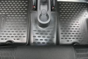 Коврик салона RENAULT Kaptur (16-) 3D полиуретан черный (4 предм.) ELEMENT