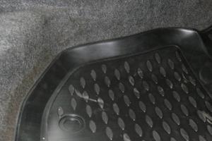 Коврик салона HONDA Fit GD1 JDM (01–07) П.Р. полиуретан черный (4 предм.) ELEMENT
