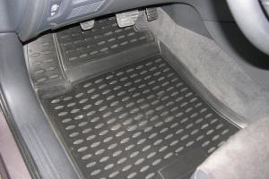Коврик салона RENAULT Laguna (01–07) полиуретан черный (4 предм.) ELEMENT