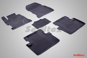 Коврик салона HONDA Civic 4D Ix (12-) резина высокий борт (5 предм.) SEINTEX