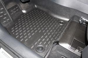 Коврик салона SKODA Octavia (13-), Active,Ambition,Style, 3D полиуретан черный (4 предм.) ELEMENT