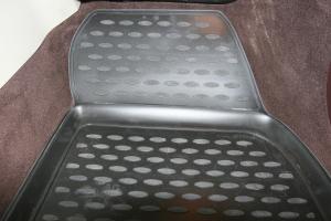 Коврик салона LAND ROVER Range Rover Evoque (11-) полиуретан черный (4 предм.) ELEMENT