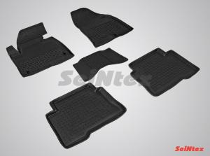 Коврик салона HYUNDAI Santa Fe III (12-) резина высокий борт (5 предм.) SEINTEX