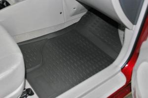 Коврик салона KIA Cerato (04-09) полиуретан черный (4 предм.) ELEMENT