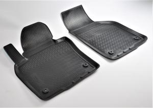 Коврик салона Volkswagen Tiguan 5N1, 5N2 2007-2017  полиуретан передние (2 предм.) COMFORT