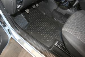 Коврик салона DATSUN on-do (14-) 3D полиуретан черный (4 предм.) ELEMENT