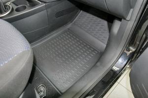 Коврик салона FORD Fusion (02-), Fiesta (02-08) полиуретан черный (4 предм.) ELEMENT