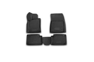 Коврик салона JEEP Grand Cherokee (14-) 3D полиуретан черный (4 предм.) ELEMENT