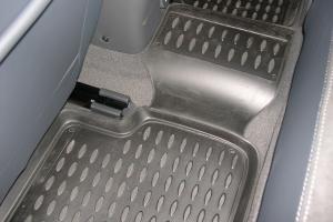 Коврик салона RENAULT Laguna (01–07) полиуретан черный (4 предм.) ELEMENT