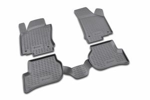 Коврик салона VW Jetta (05-) полиуретан черный (4 предм.) ELEMENT