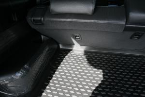 Коврик багажника KIA Sorento (09-12) кросс. 7 мест, длин., полиуретан черный ELEMENT