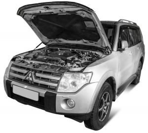 Амортизатор MITSUBISHI Pajero IV (06-20) капота 2шт. АВТОУПОР