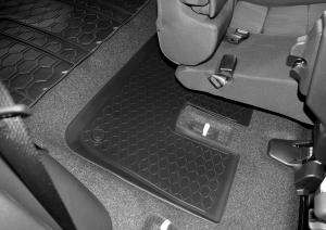 Коврик салона Toyota Fortuner II (7 мест) (15-), полиуретан (3-й ряд) RIVAL