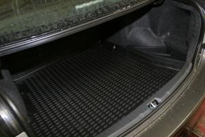 Коврик багажника TOYOTA Corolla (07-) сед., полиуретан черный ELEMENT