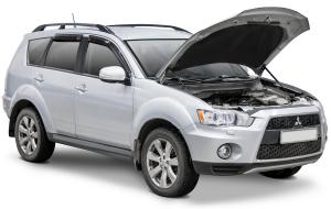 Амортизатор MITSUBISHI Outlander XL (05-12) капота 2шт. АВТОУПОР