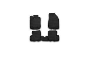 Коврик салона RENAULT Duster 4WD (11-15) полиуретан черный (4 предм.) ELEMENT