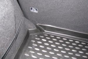 Коврик багажника PEUGEOT 308 (08-14) хб., полиуретан черный ELEMENT
