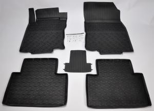 Коврик салона Nissan X-Trail III (T32) 2014- резина (5 предм.) COMFORT