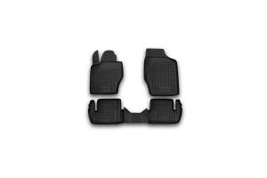 Коврик салона PEUGEOT 307 (01-08) полиуретан черный (4 предм.) ELEMENT