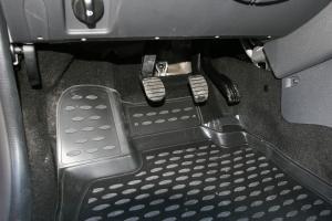 Коврик салона RENAULT Duster 2WD (11-15) 3D полиуретан черный (4 предм.) ELEMENT
