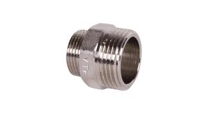 Ниппель-переходник с 1 на 3/4 никель VALTEC