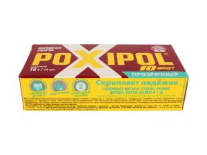 Холодная сварка прозрачная 14мл POXIPOL