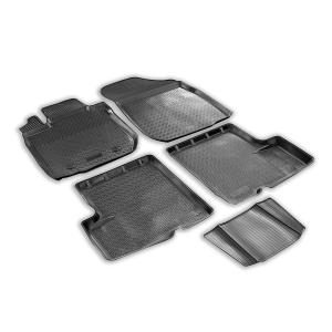 Коврик салона Renault Logan седан I LS_ 2004-2015 полиуретан (5 предм.) COMFORT