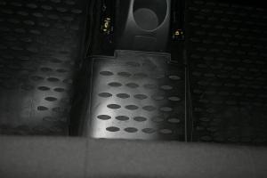 Коврик салона RENAULT Sandero (10-14) полиуретан черный (4 предм.) ELEMENT