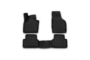 Коврик салона AUDI Q3 (15-), АКПП 3D полиуретан черный (4 предм.) ELEMENT